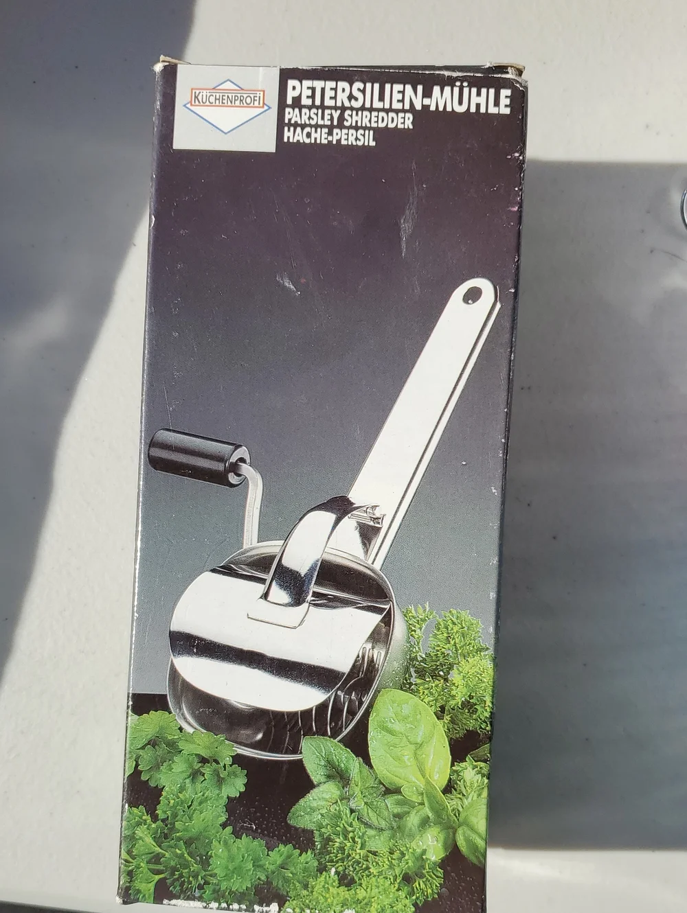 Stainless Steel Herb Shredder - Parsley, Cilantro, Basil, New Kuchenprofi